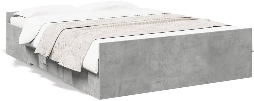 vidaXL Bed frame with drawers made of wood 140x190cm (3280310)