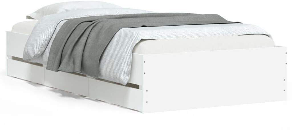 vidaXL Bed frame with drawers made of wood material 90x190cm (3207322)