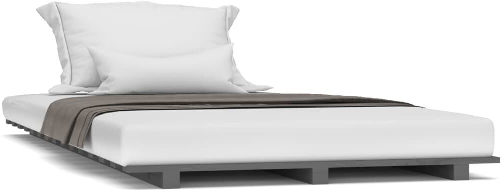 vidaXL Solid wood bed pine 100x200cm (824555)