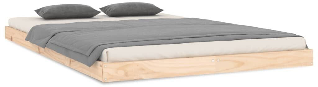 vidaXL Solid wood bed pine 120x200cm (823449)