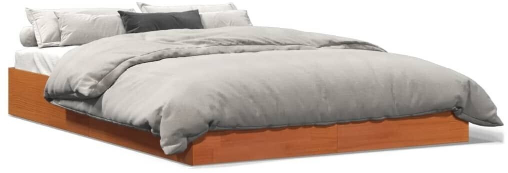 vidaXL Solid wood bed pine 120x200cm (844819)