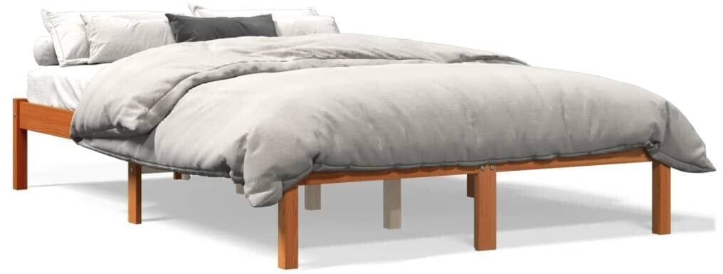 vidaXL Solid wood bed pine 140x200cm (844857)