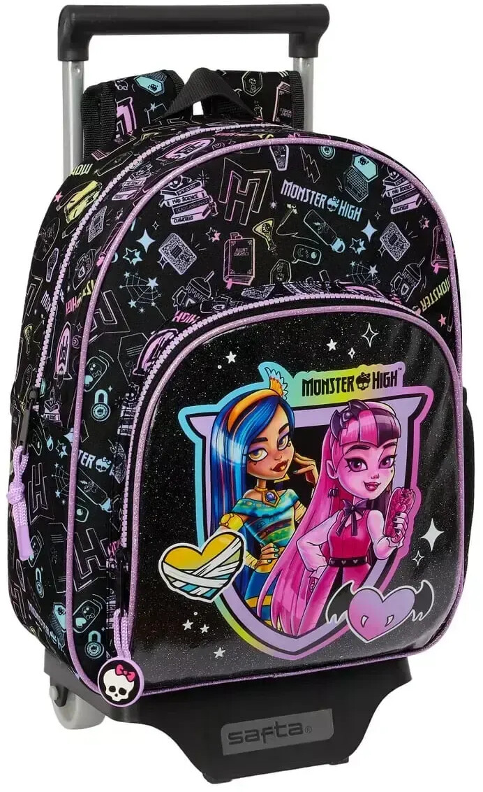 Safta Backpack 609 w/ Trolley Monster High 10L