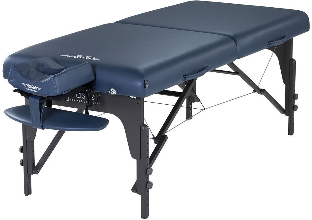 Master Massage Montclair mobile Reiki massage table foldable 71 cm royal blue