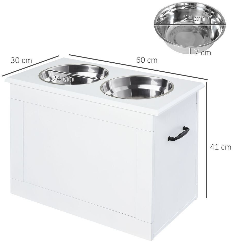 Pawhut Gamelle double pour chat