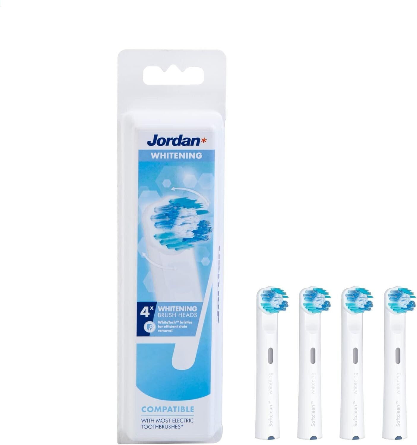 Jordan* Whitening Brush Heads X4