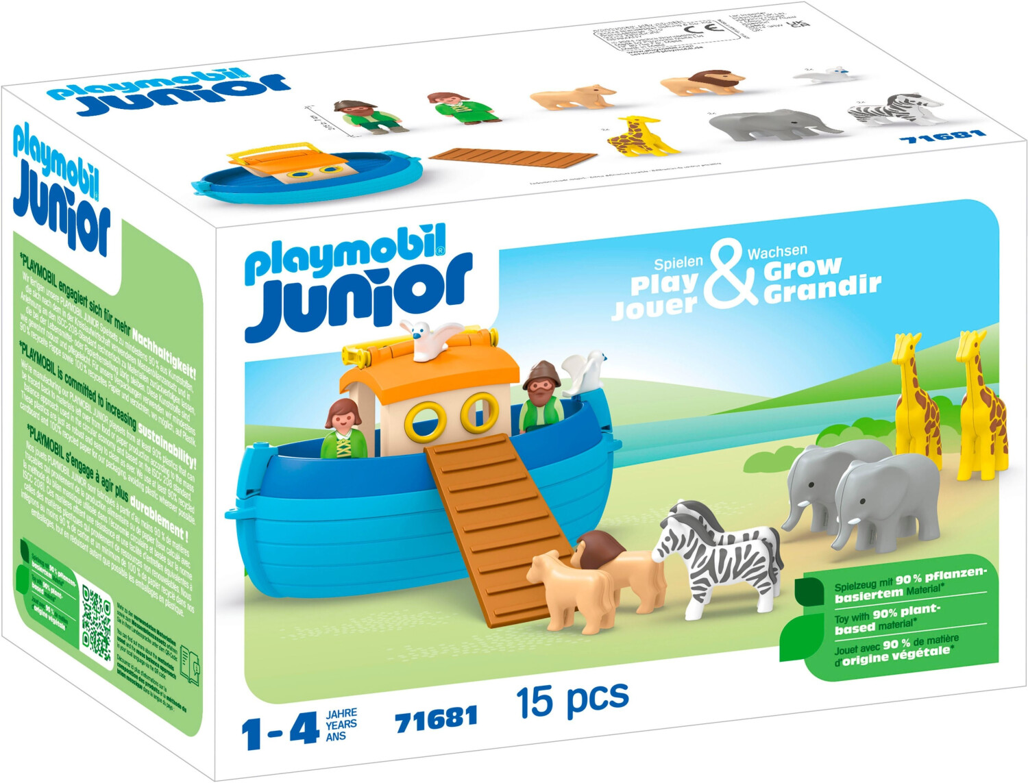 Playmobil JUNIOR - My Take Along Noah's Ark (71681)