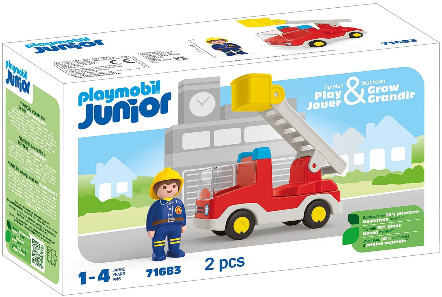 Playmobil 123 fire truck sales