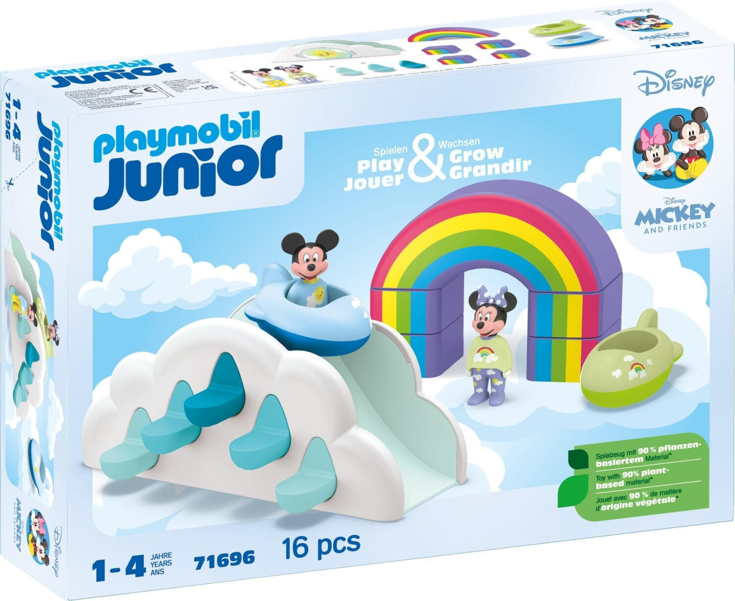 Playmobil JUNIOR & Disney - Micky Maus' & Minnie Maus' Wolkenhaus (71696) ab € 47,43 ...