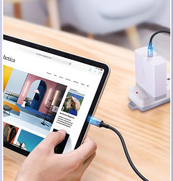 Ugreen 100W USB-C auf USB-C Ladekable (Nylon) 3m, Bild 2