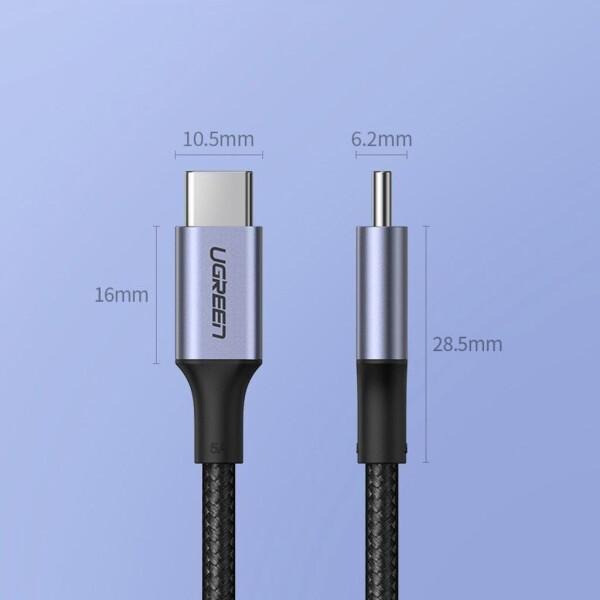 Ugreen 100W USB-C auf USB-C Ladekable (Nylon) 3m, Bild 14