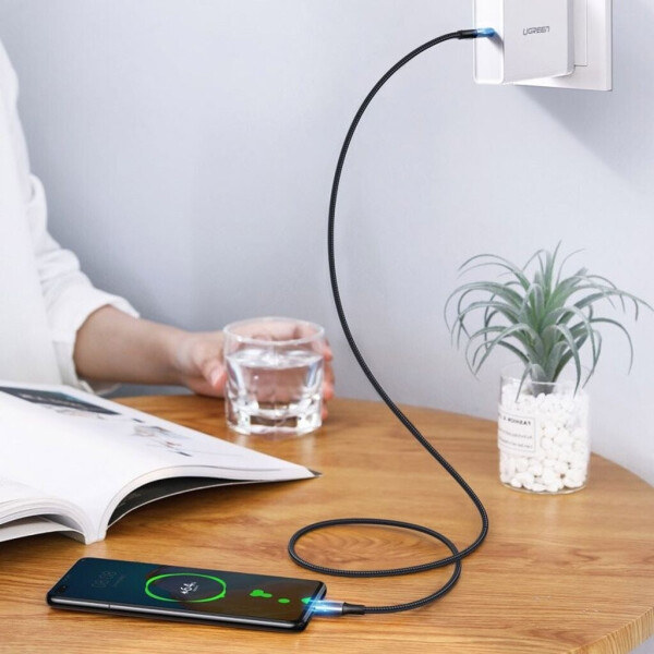 Ugreen 100W USB-C auf USB-C Ladekable (Nylon) 3m, Bild 4