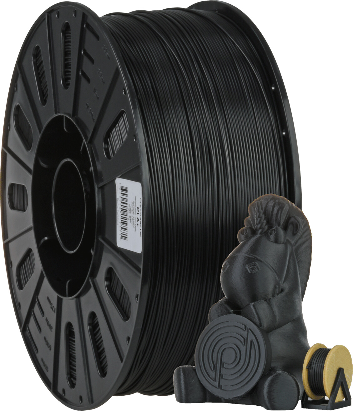 PrimaCreator PrimaValue PLA+ Filament 1.75mm 3kg Black