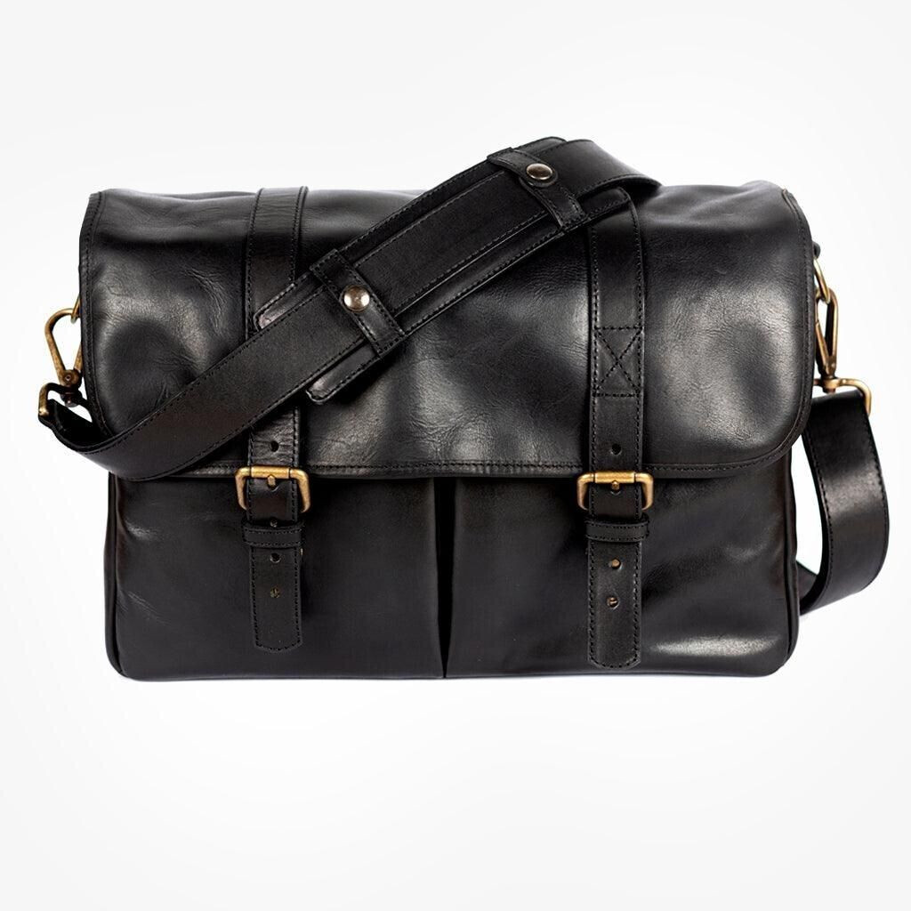 Bronkey Roma Leather Camera Bag Black