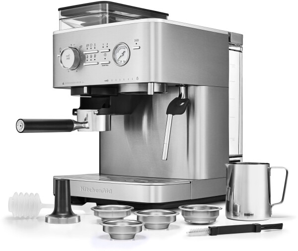 KitchenAid halbautomatische Espressomaschine 5KES6551ECA Liebesapfel Rot, Bild 5