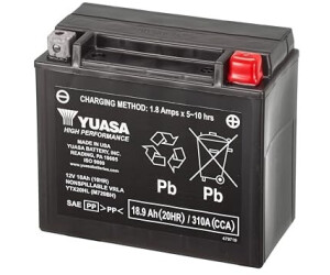 Yuasa YTX20HL-BS-PW Powersports Replacement Battery