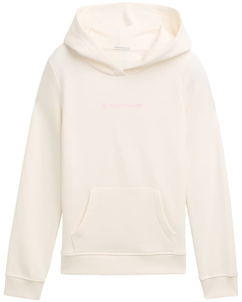 Tom Tailor Girls' hoodie with organic cotton (1041907) gardenia white