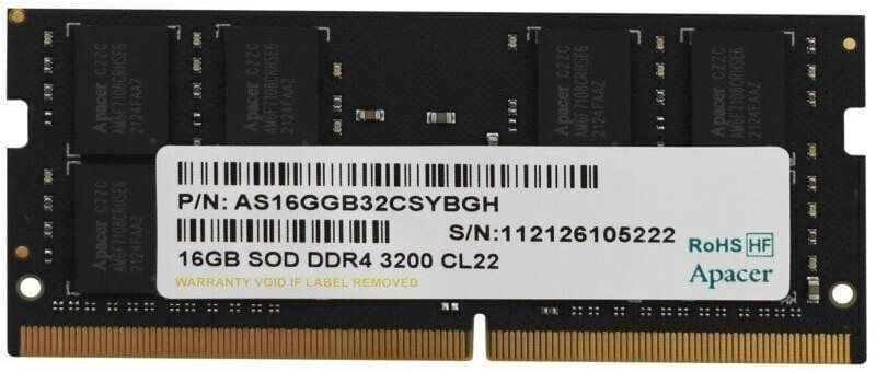 Apacer 16GB DDR4-3200 CL22 (ES.16G21.GSH)