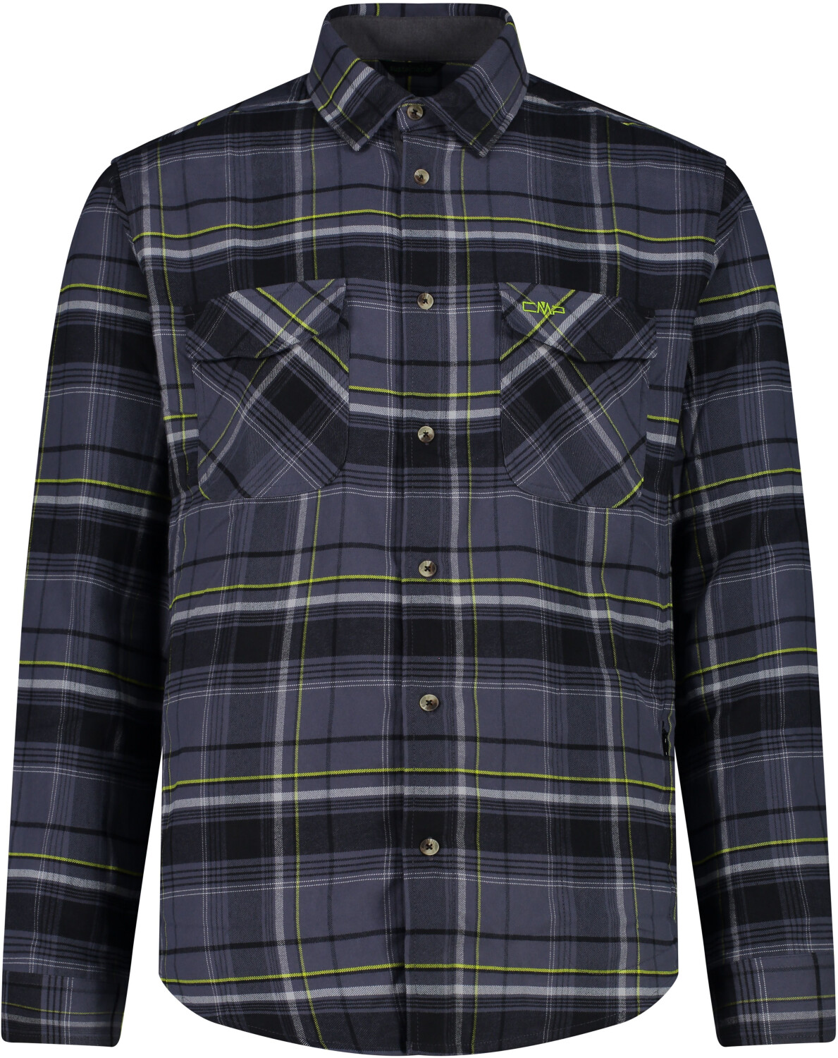 CMP Long Sleeve Shirt (32T1757) titanio/black/acido