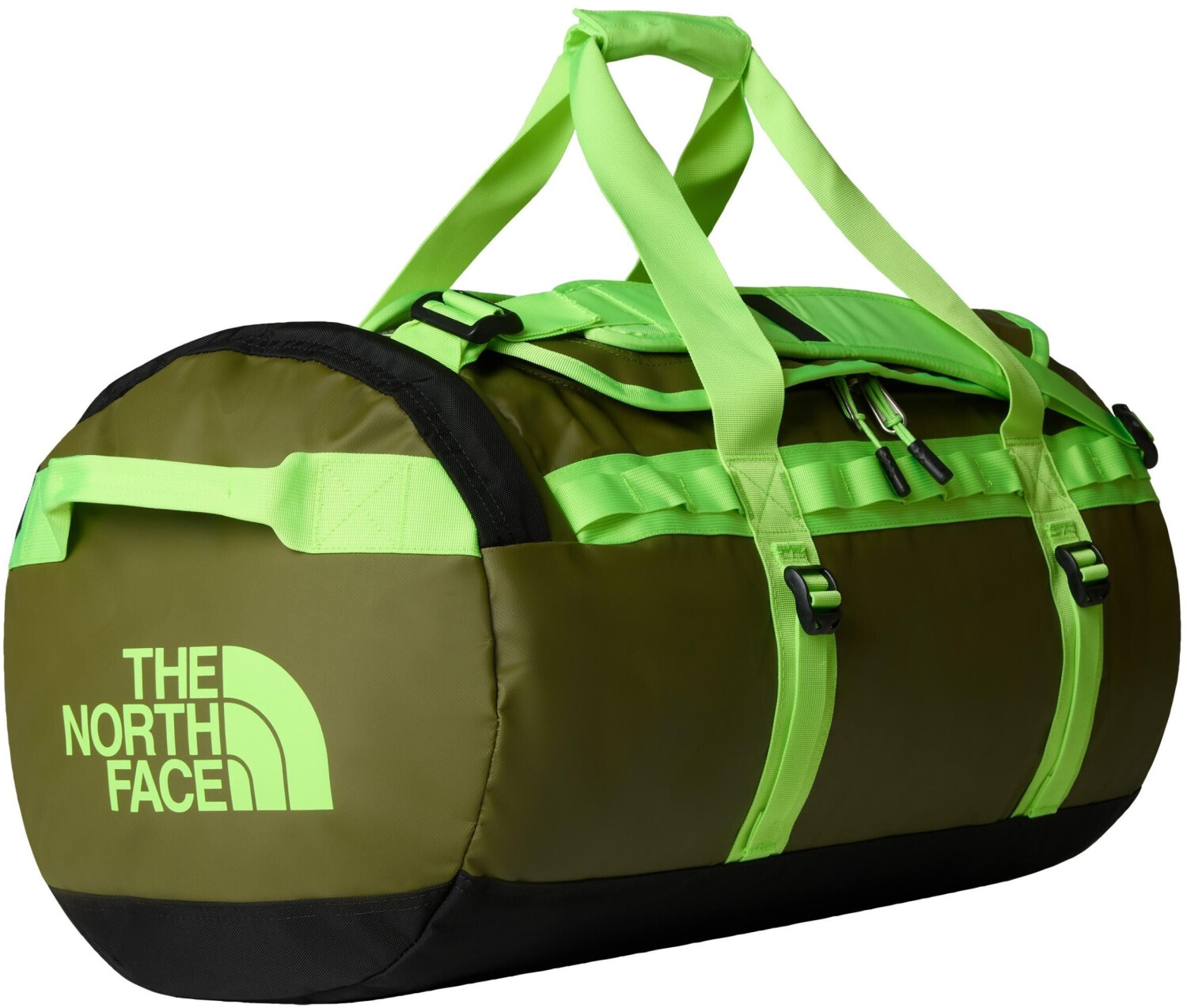 The North Face Base Camp Duffel M (52SA) forest olive/safety green