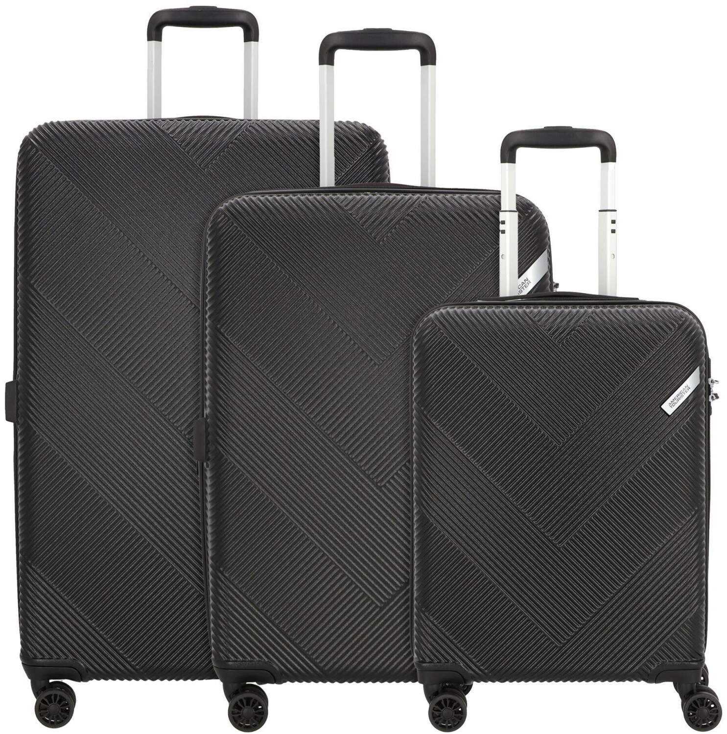 American Tourister Exoline 4 Rollen Trolley Set 55 67 78 cm 138282 ab 299 41 Preisvergleich bei idealo