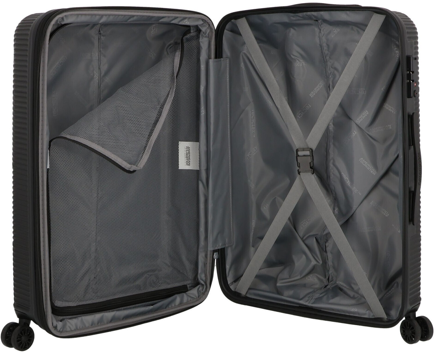 American Tourister Exoline 4 Rollen Trolley Set 55 67 78 cm 138282 ab 299 41 Preisvergleich bei idealo