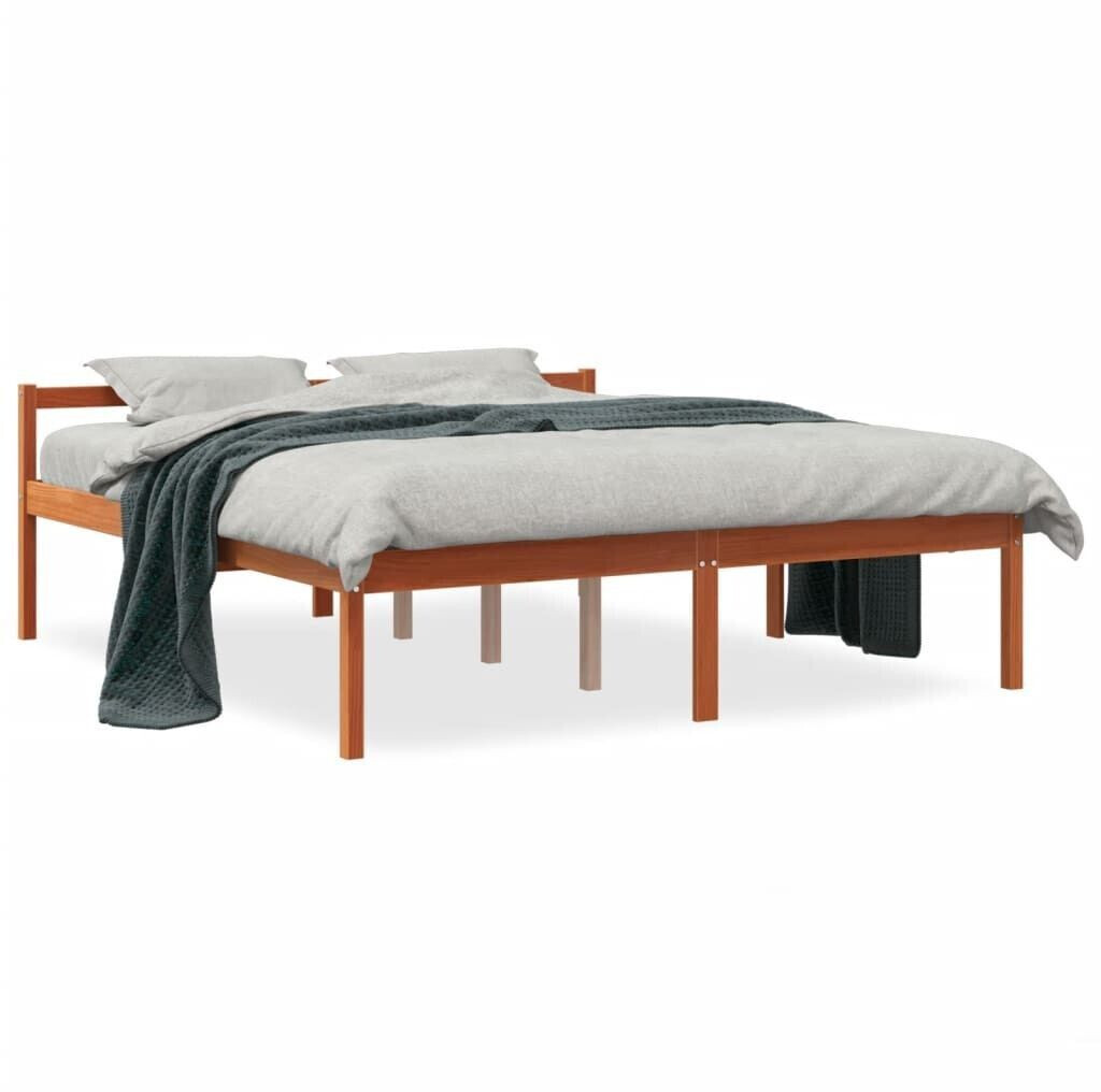 vidaXL Senior bed solid pine wood 160x200cm (844160)