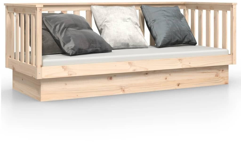 vidaXL Daybed solid pine wood 75x190cm (821574)