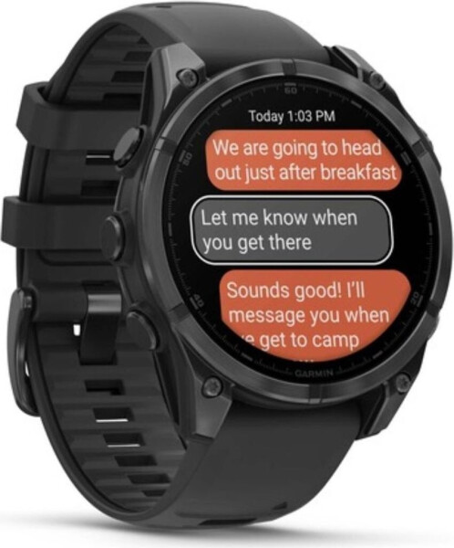 Garmin fenix® 8 47mm AMOLED Schwarz/Schiefergrau Silikon-Armband, Bild 13