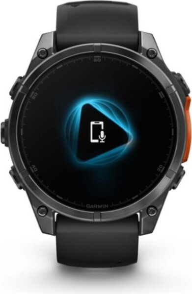 Garmin fenix® 8 47mm AMOLED Schwarz/Schiefergrau Silikon-Armband, Bild 6