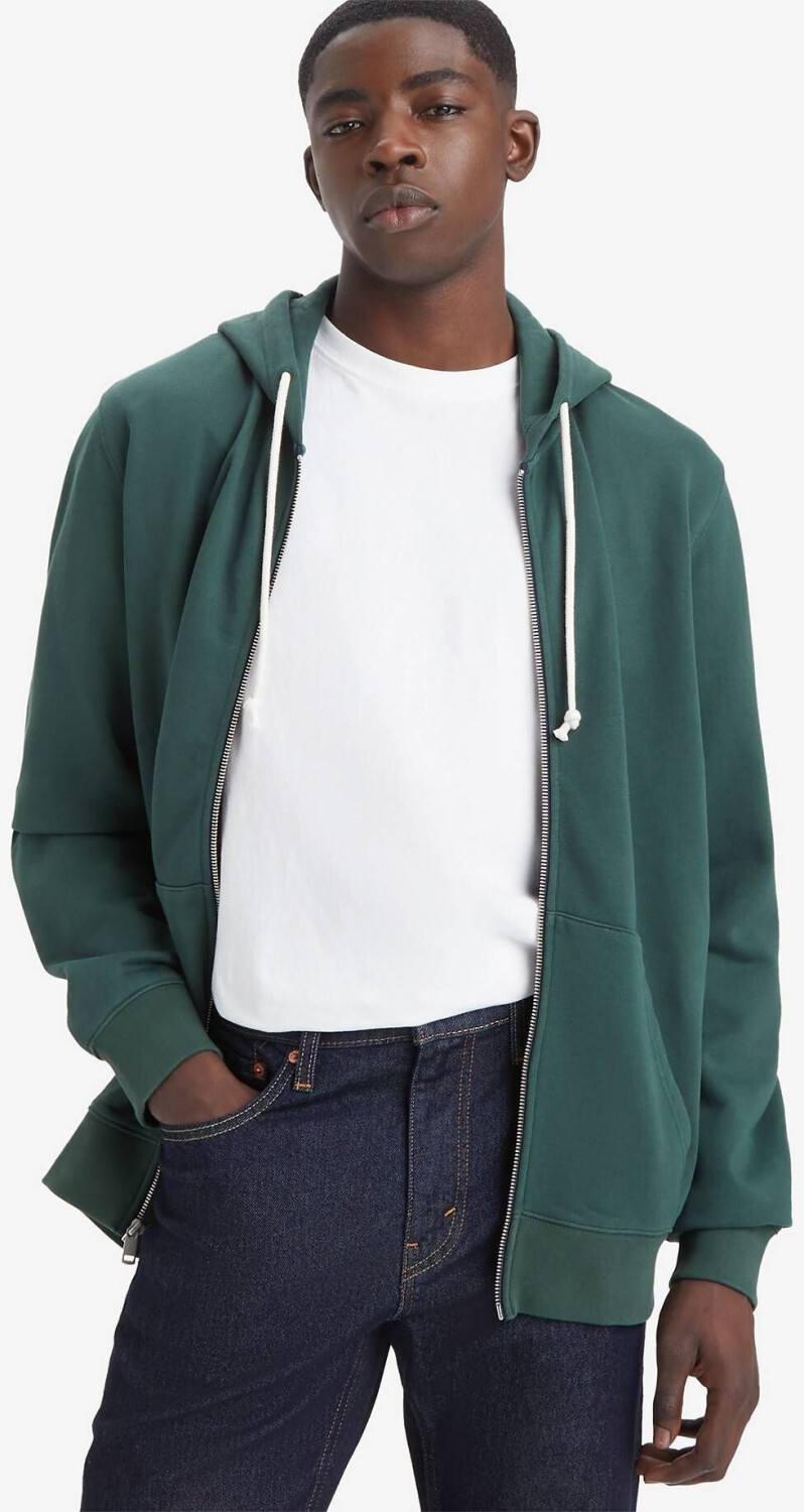 Levi's New Original Zip Up Hoodie (34584) python green