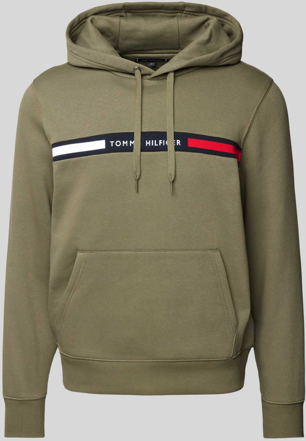 Tommy Hilfiger Chest Logo Drawstring Hoody (MW0MW37361) olive