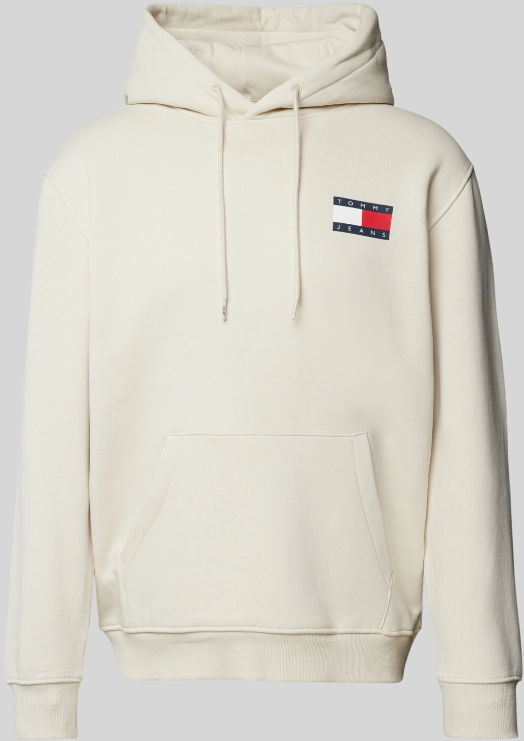 Tommy Hilfiger Logo Drawstring Hoody (DM0DM20738) newsprint
