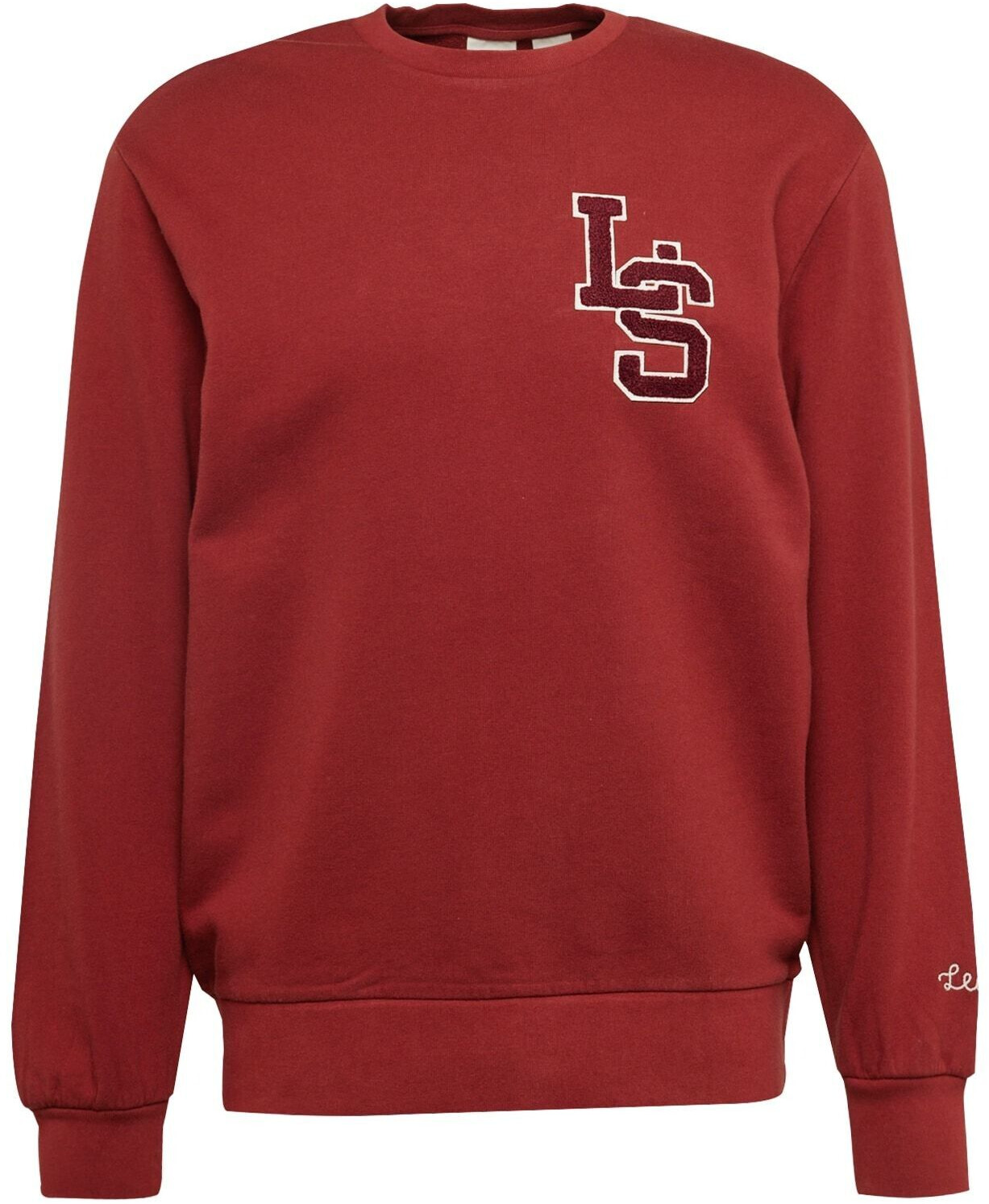 Levi's Standard Fit Sweatshirt (38423) Ls letterman crew fired brick