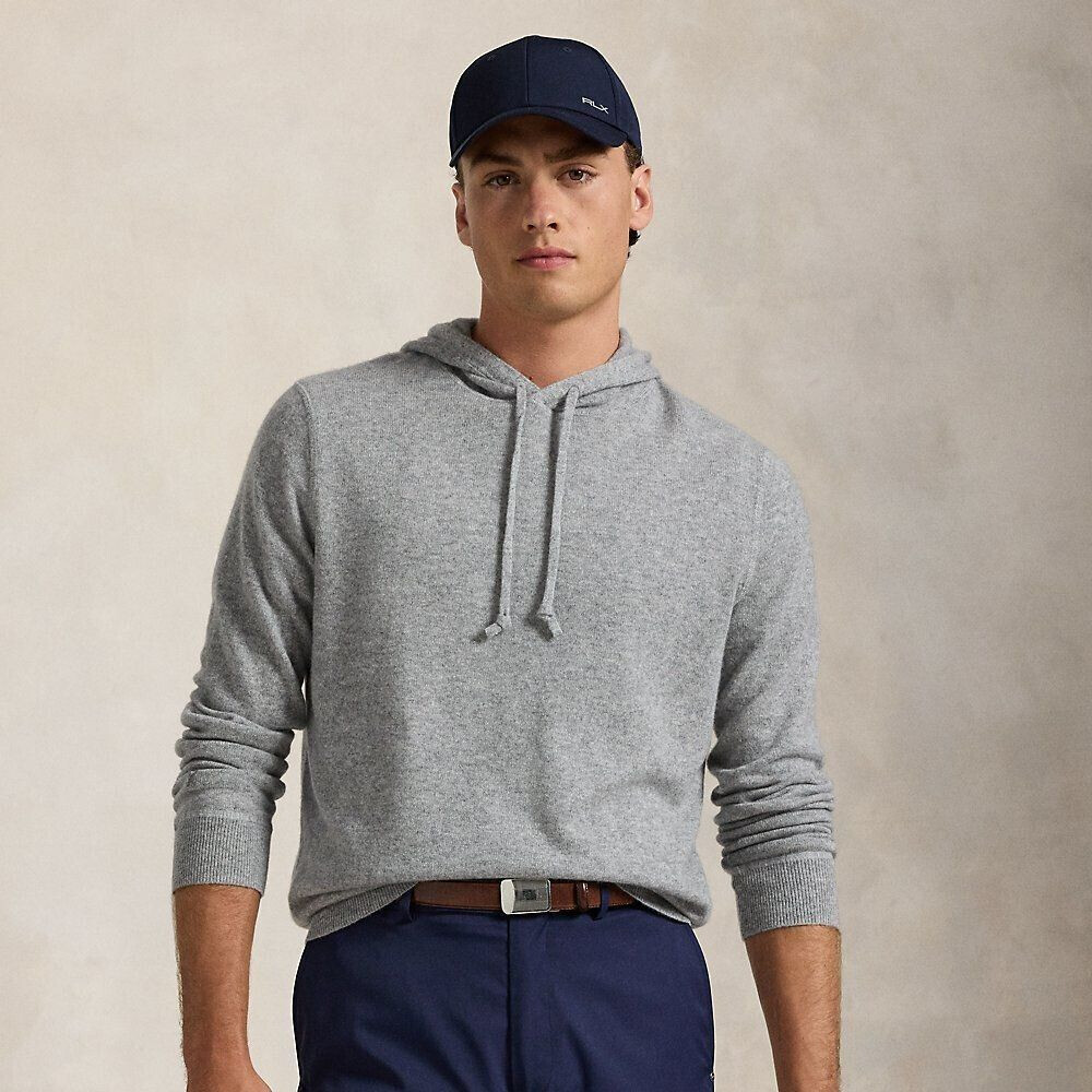 Ralph Lauren Washable cashmere hoodie (100029817) grey