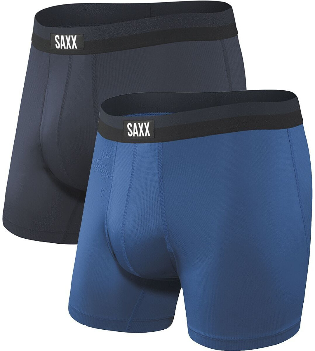 Saxx Sport Mesh Boxershorts 2-pack marine blue/anthracite