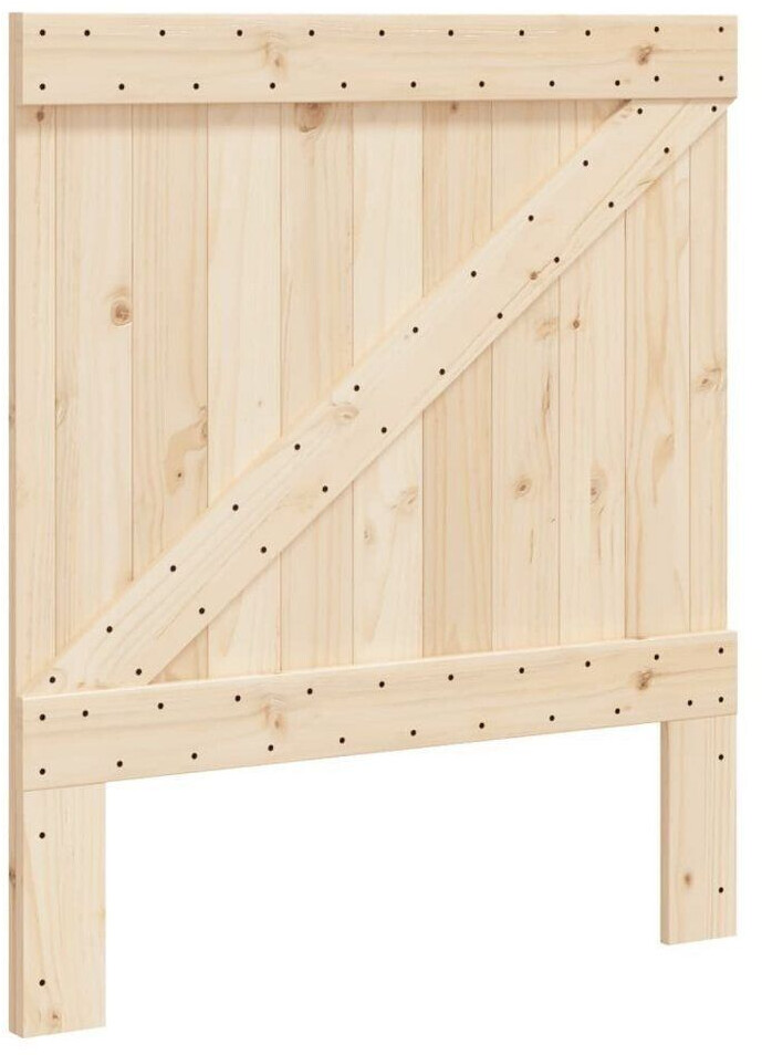 vidaXL Headboard solid pine wood 90x104cm (358397)