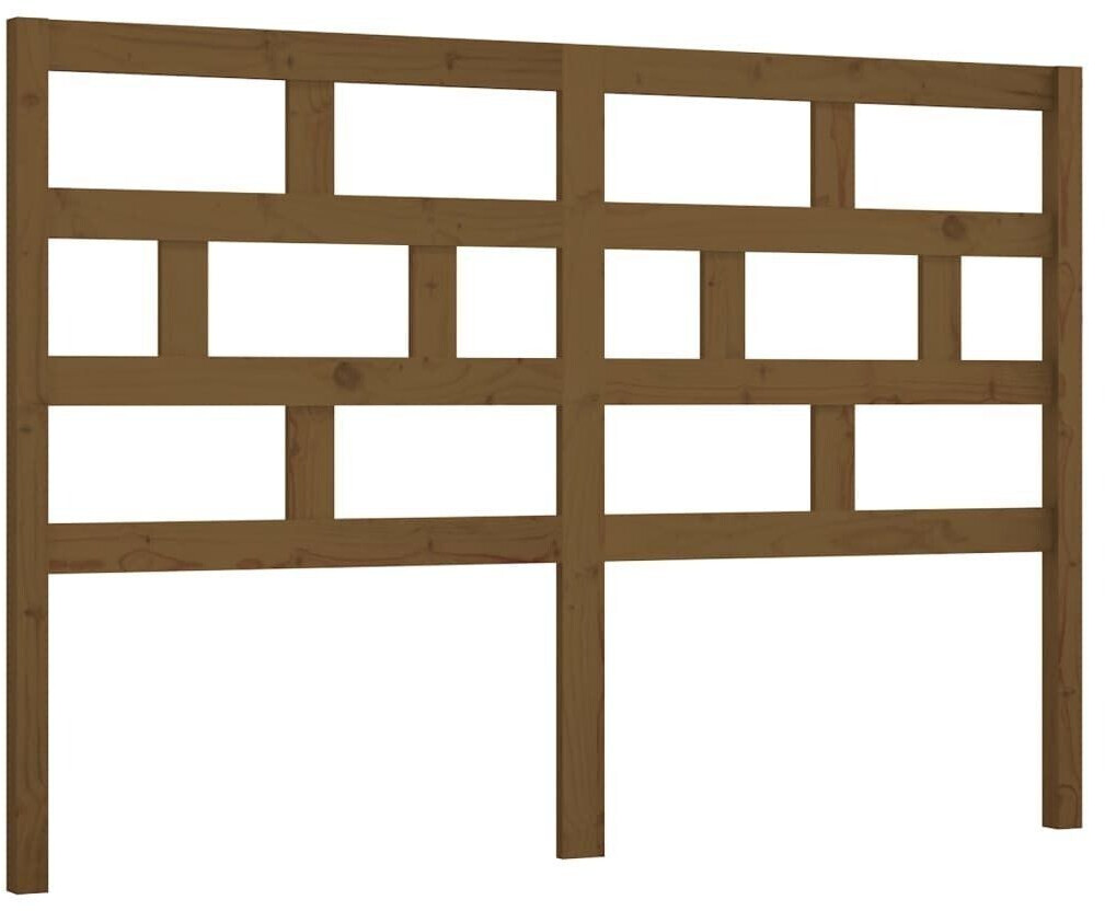 vidaXL Headboard solid pine wood 126x100cm (814187)