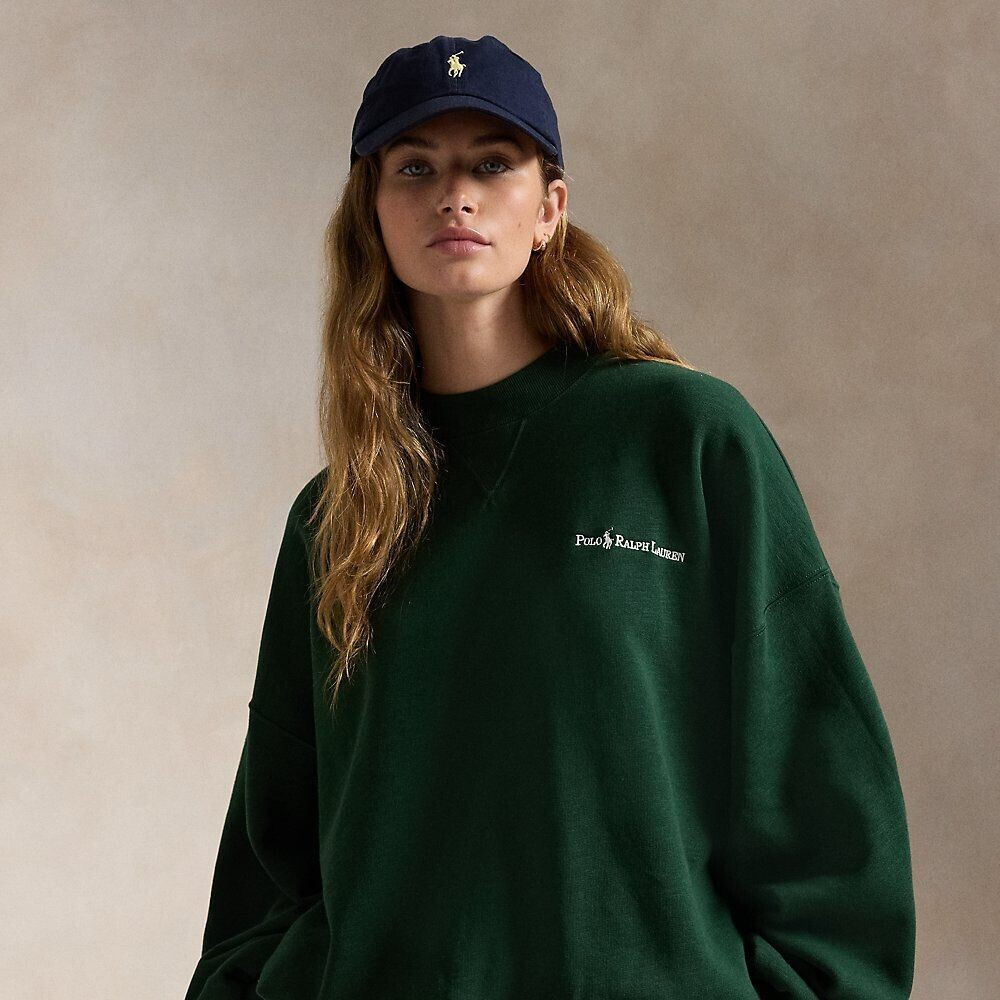 Polo ralph lauren women's fleece pullover sweatshir outlet