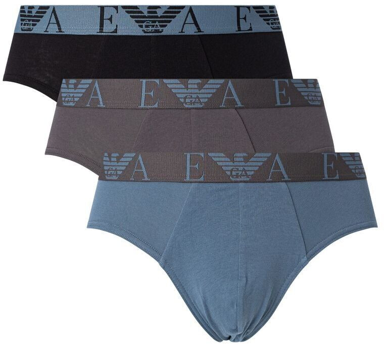 Emporio Armani Slip 3 pack Bold Monogram 111734 4F715 jeansblau a 33 00 oggi Migliori prezzi e offerte su idealo