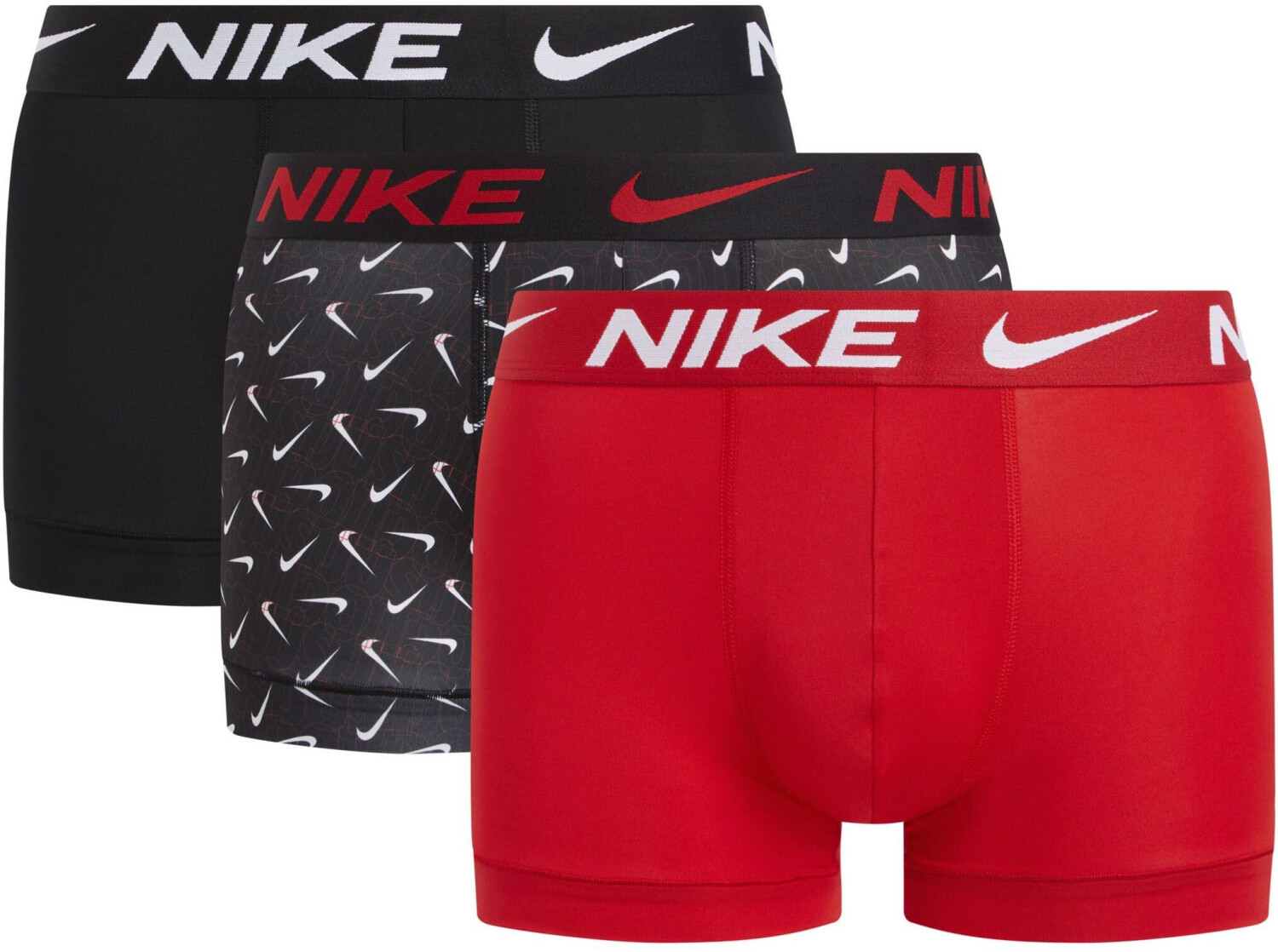 Nike 3-Pack Essential Micro Boxer (000PKE1156) black/red