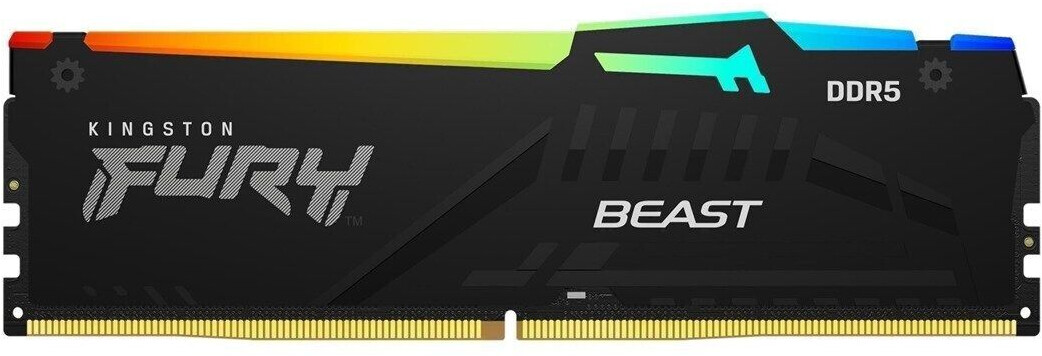 Kingston FURY Beast RGB 16GB DDR5-6000 CL36 (KF560C36BBE2A-16)