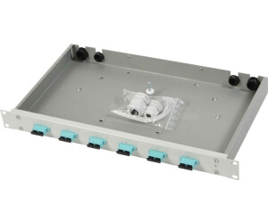 Telegärtner Spleißbox mit Kupplungen 12xLCD Keram blau1HE TNSB-B (H02030A0629)