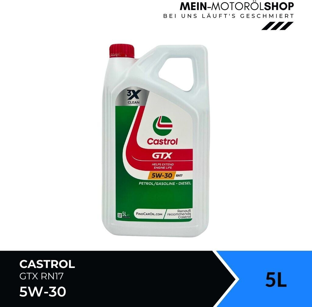 Castrol GTX 5W-30 RN17 15F6E desde 8,99 € | Compara precios en idealo