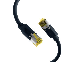 EFB-Elektronik RJ45 Patchkabel Cat.6A S/FTP PURCat.7 TM31 schwarz 5m (K3130.5)