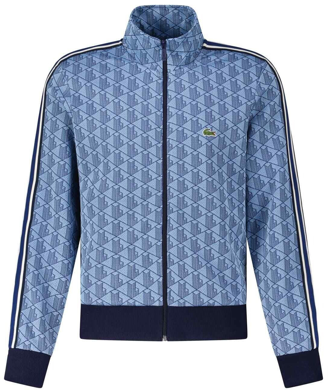 Lacoste Sweatshirt with Paris-Jacquard-Monogram (SH1368) bleu