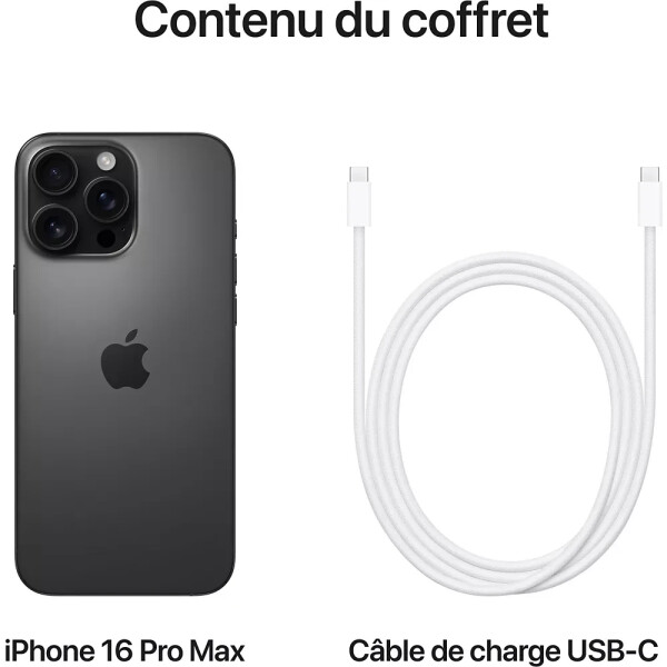 Apple iPhone 16 Pro Max 256GB Titan Schwarz, Bild 12
