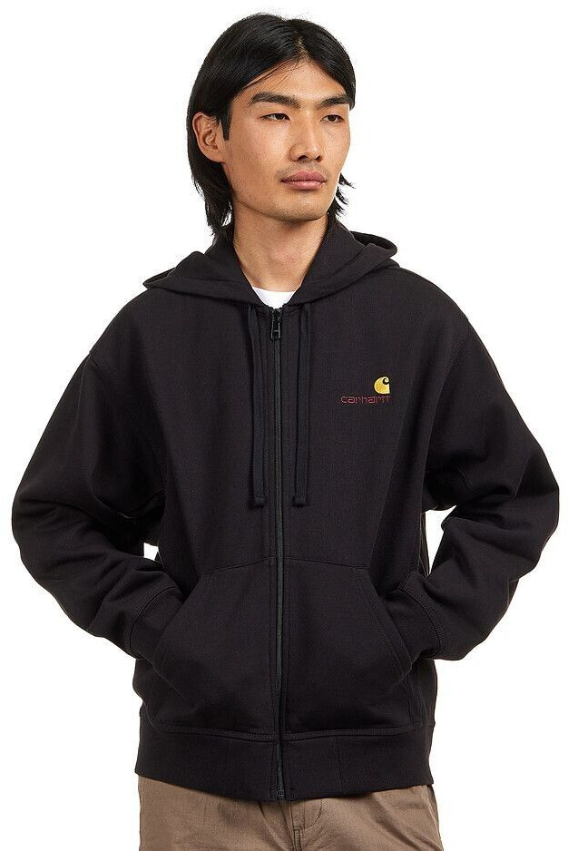 Carhartt Hooded American Script Jacket (I033063) black
