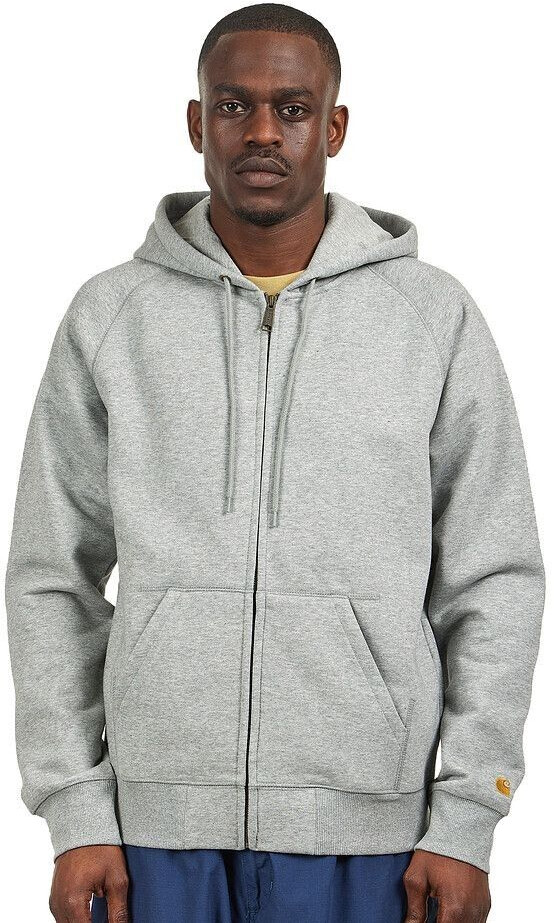Carhartt Hooded Chase Jacket (I033664) grey heather/gold