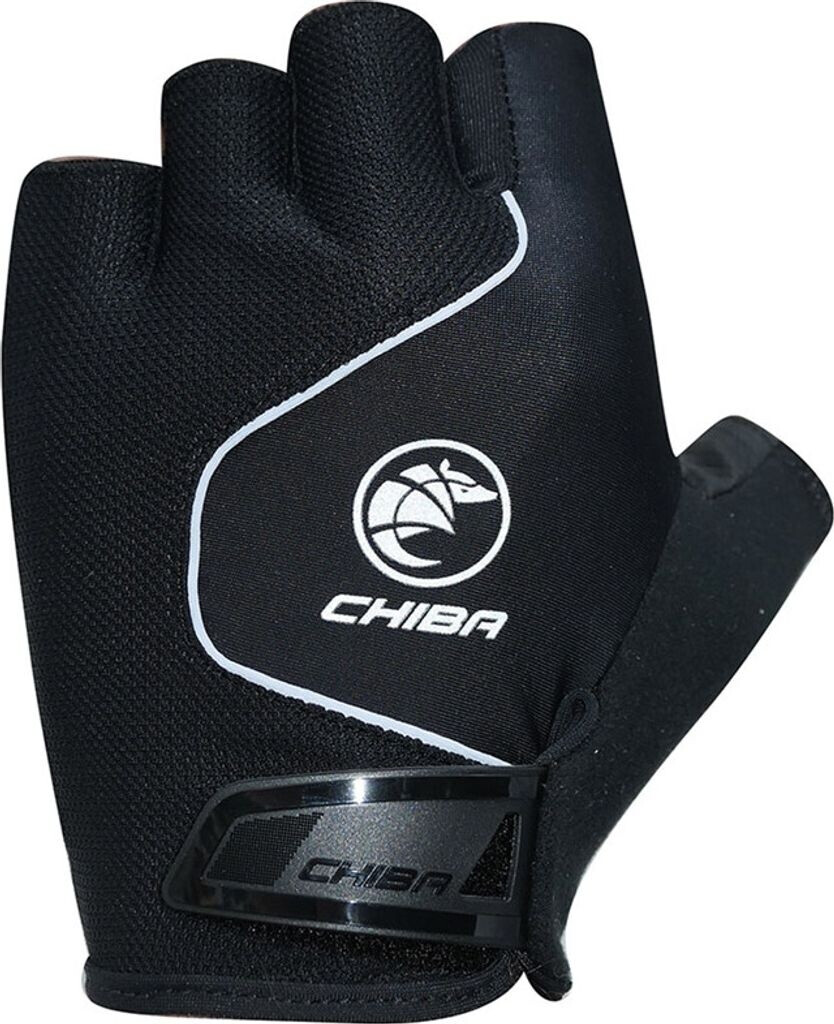 Chiba Cool Air Fingerless Gloves red/black black